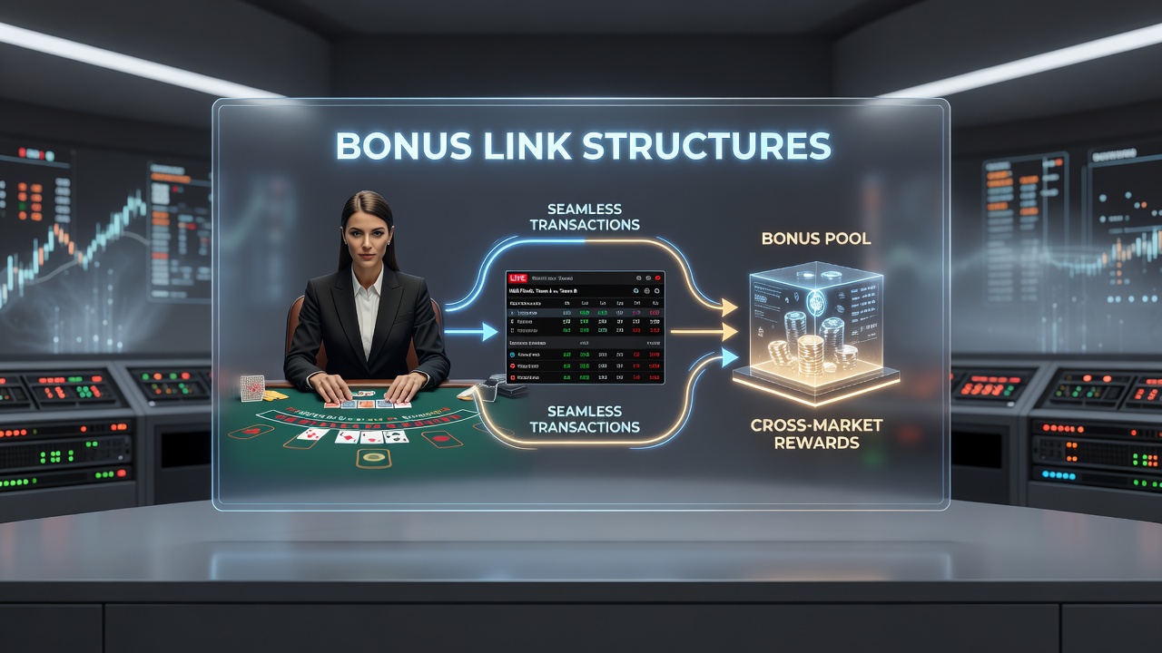 Illustration nahtloser Transaktionen zwischen Blackjack und Sportwetten mit Bonusintegration