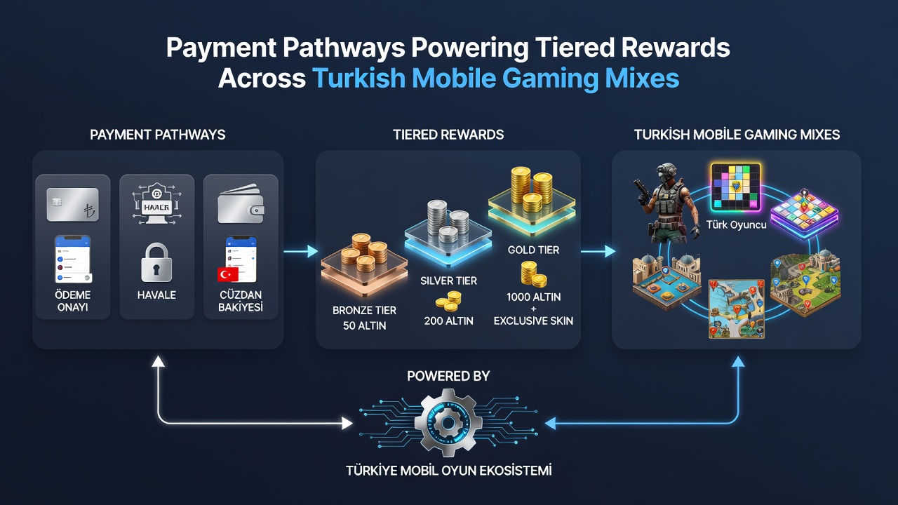 Gestaffelte Belohnungen und mobile Transaktionen im türkischen Gaming-Bereich