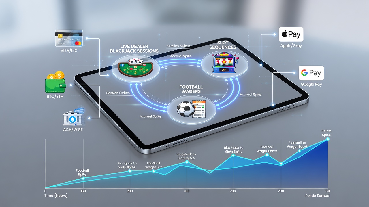 Mobile Spielplattform mit Blackjack, Slots und Fußballwetten